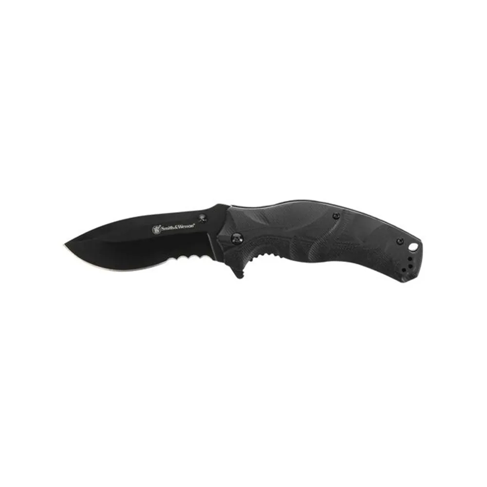 1136220 NAVAJA RECURVA OPS NEGRA MARCA SMITH&WESSON