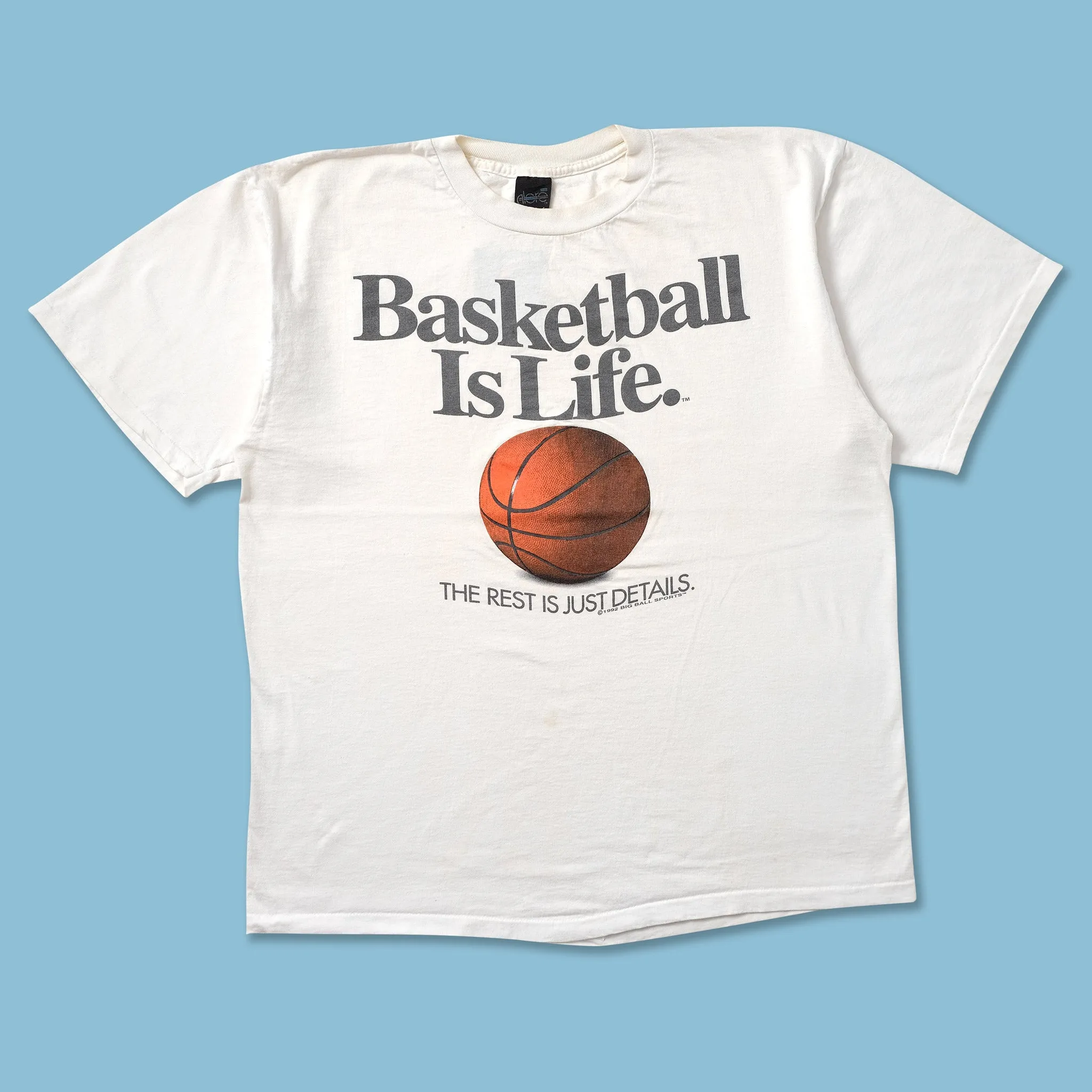 1992 Basketball Is Life T-Shirt XLarge