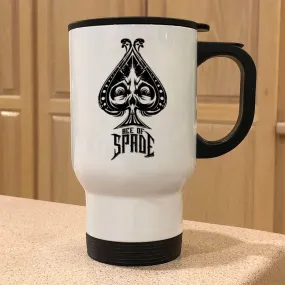 Ace Of Spade Metal Coffee and Tea Travel Mug