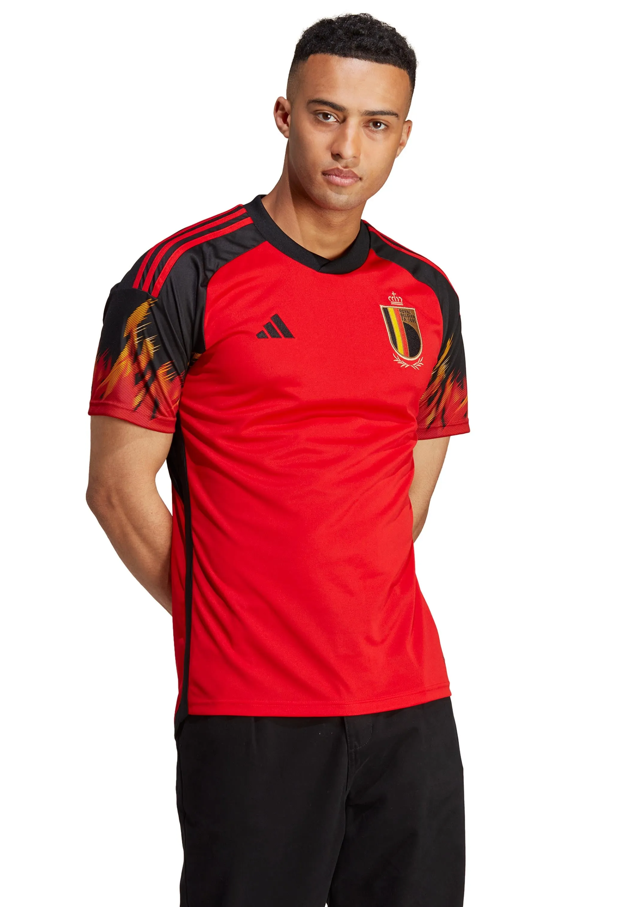 Adidas Mens Belgium Home Jersey  HD9412