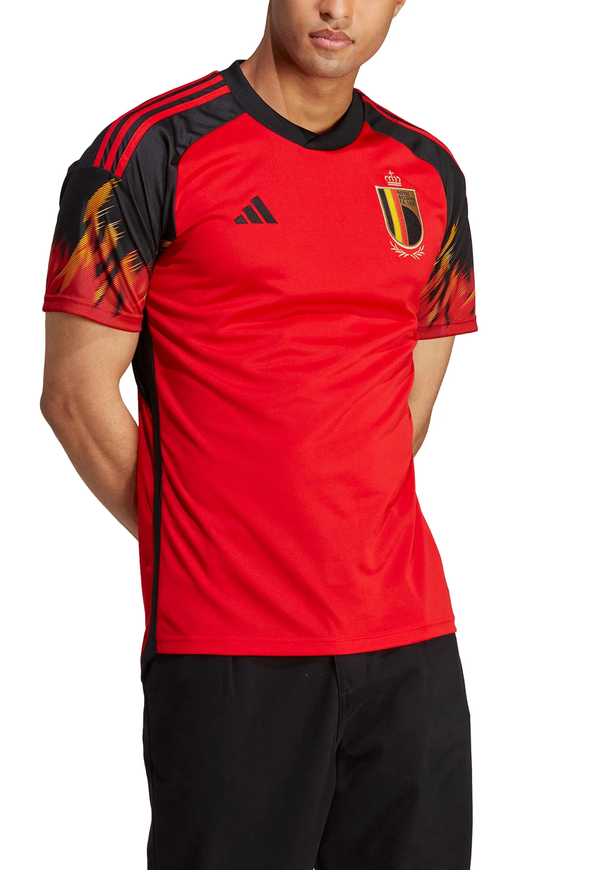 Adidas Mens Belgium Home Jersey  HD9412