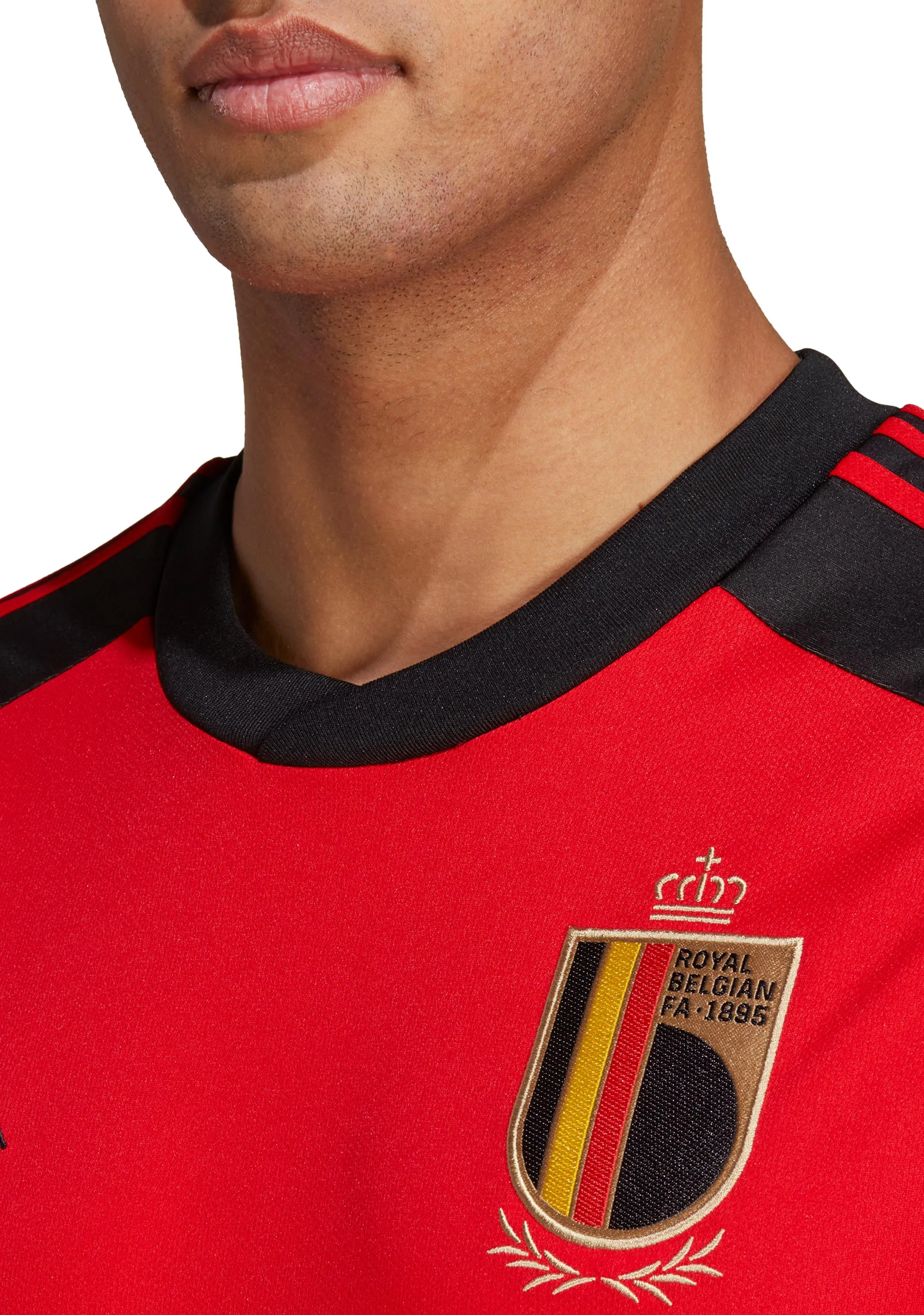 Adidas Mens Belgium Home Jersey  HD9412