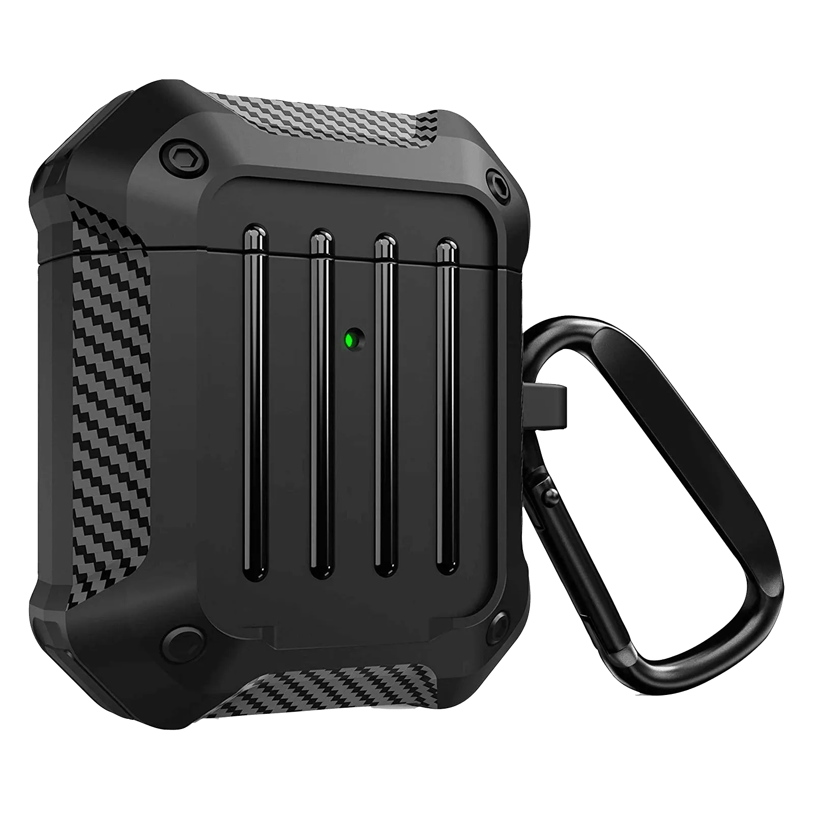 AirPods 2 Rugged Shockproof Case with Keychain