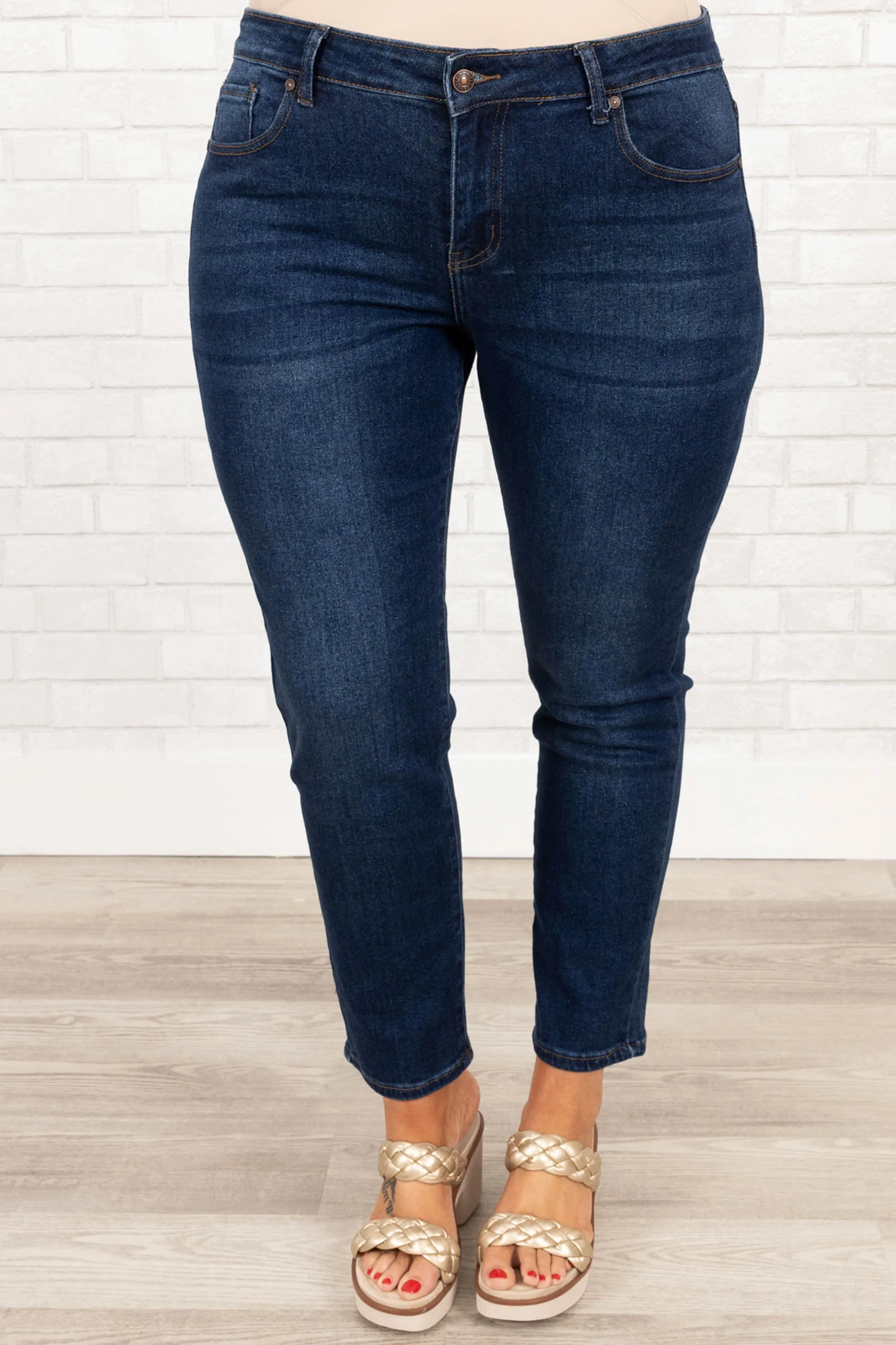 Alone Time Jeggings, Navy