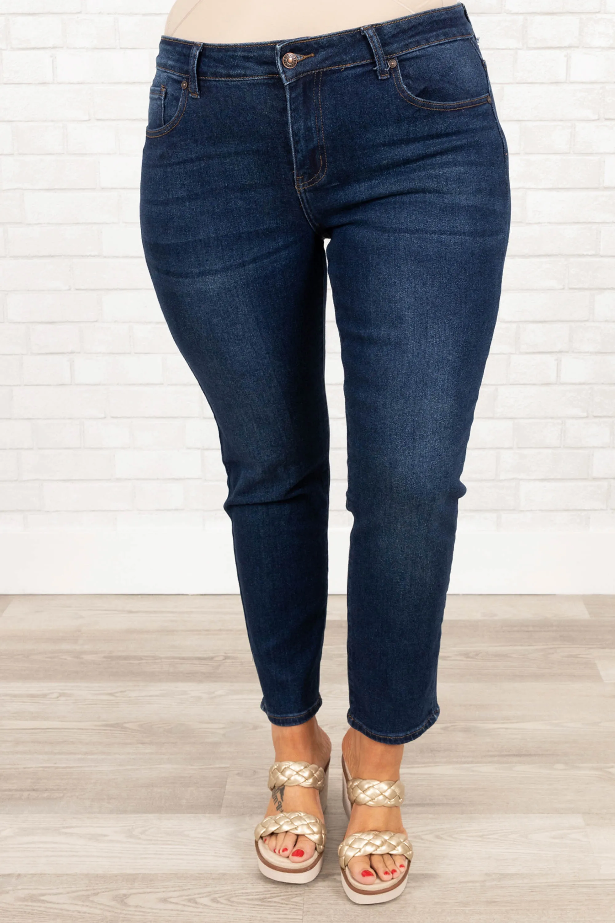 Alone Time Jeggings, Navy