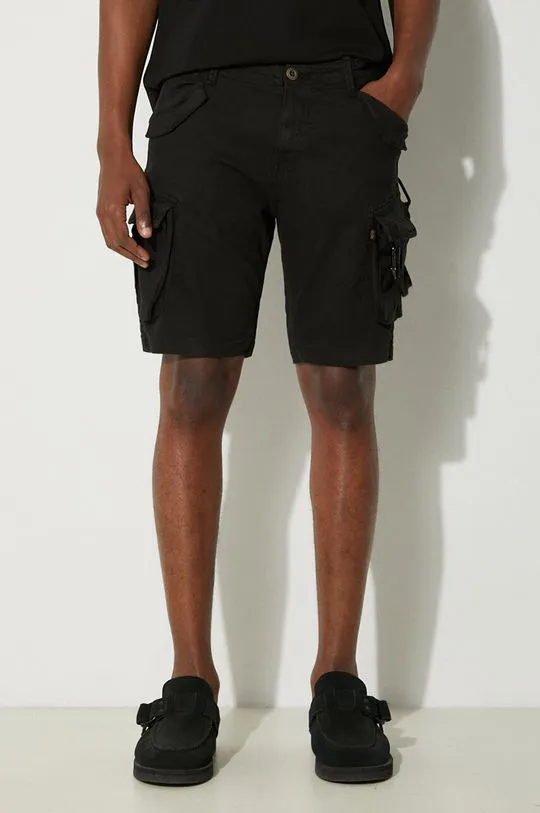 Alpha Industries shorts Special OPS men's black color