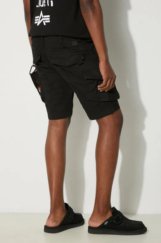 Alpha Industries shorts Special OPS men's black color