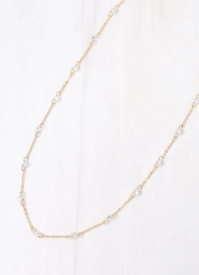 Anamaria Necklace with CZs GOLD