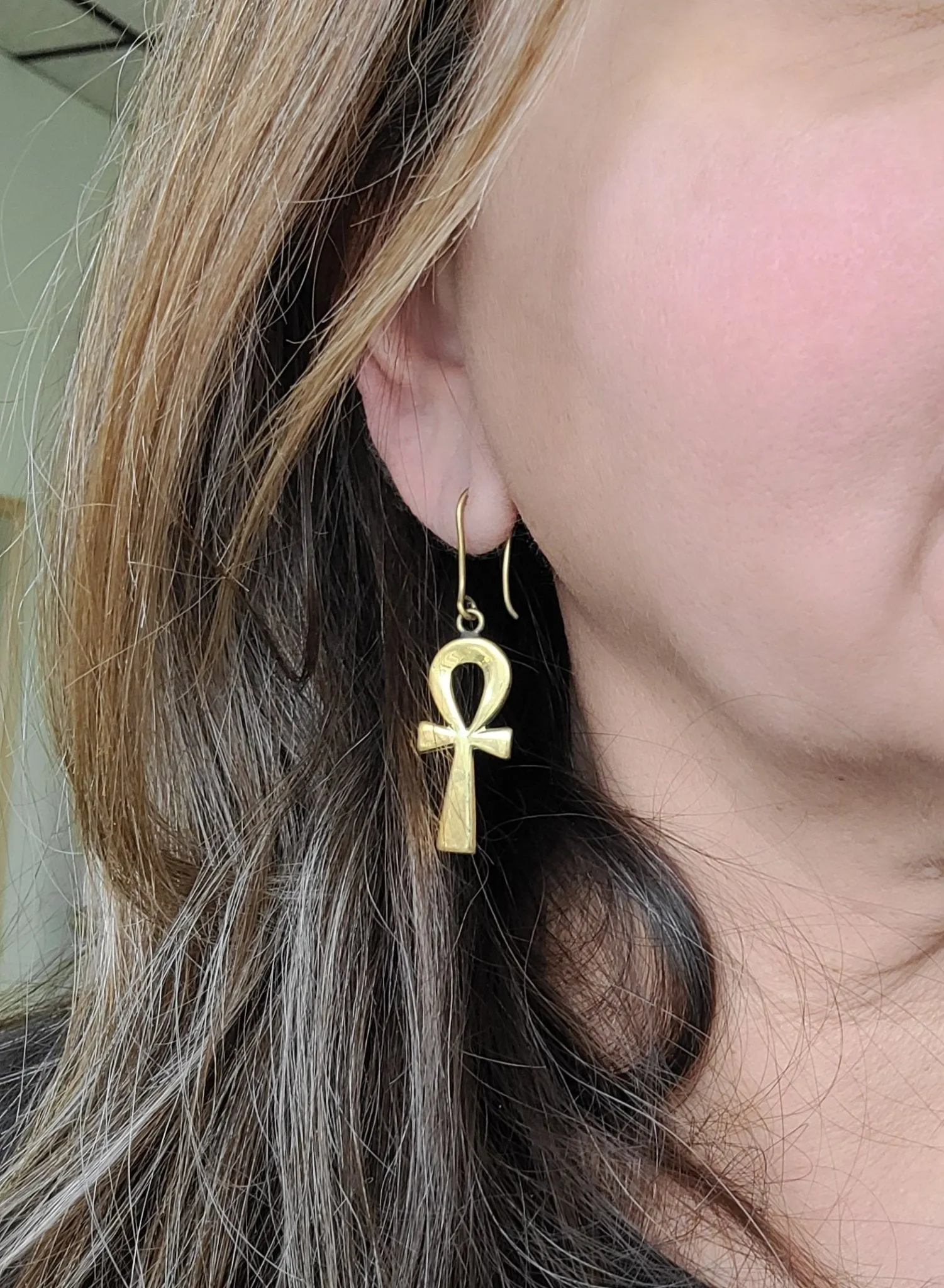 Ankh Earrings