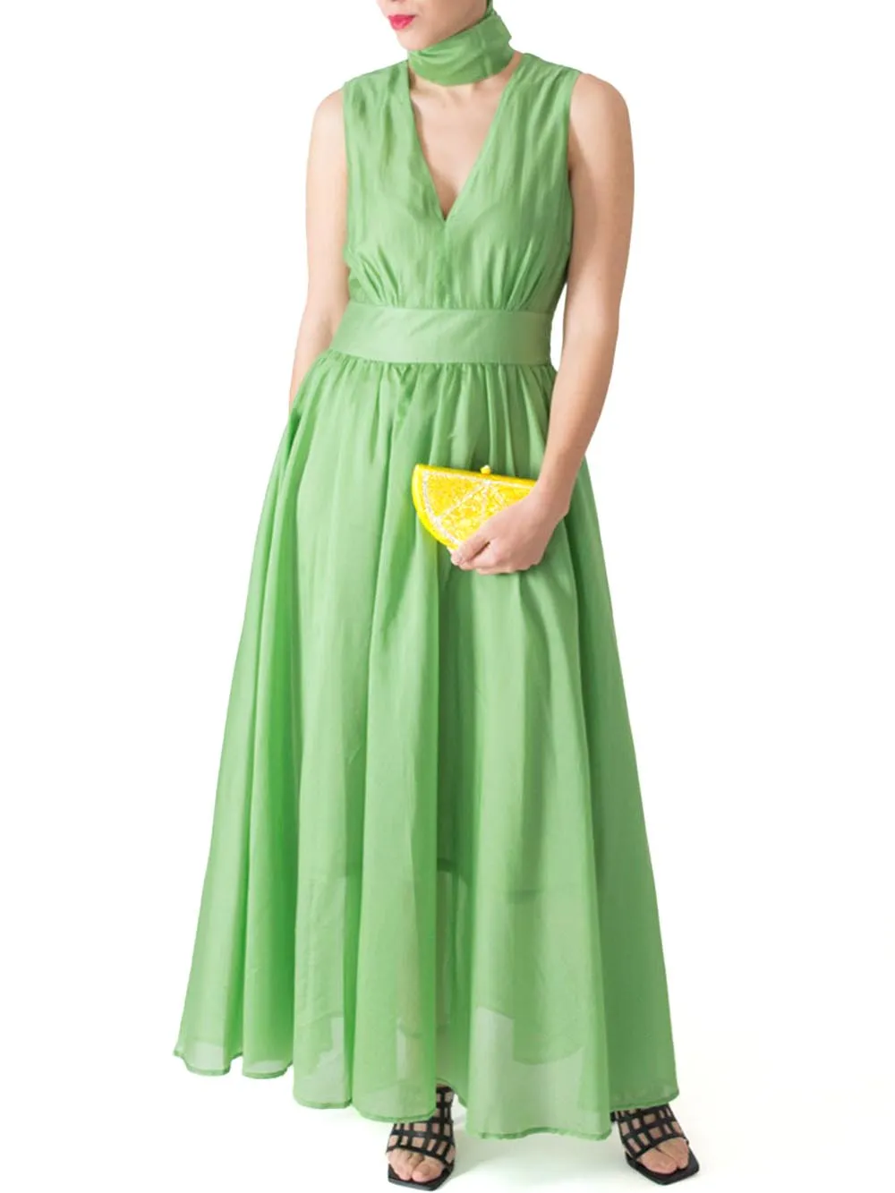 ANONYME Abito Donna Vladi P124sd127 Verde