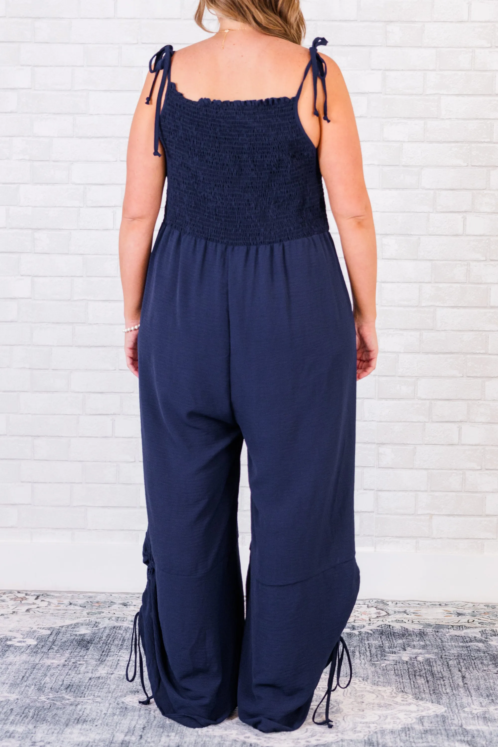 Another Lifetime Jumpsuit, Navy