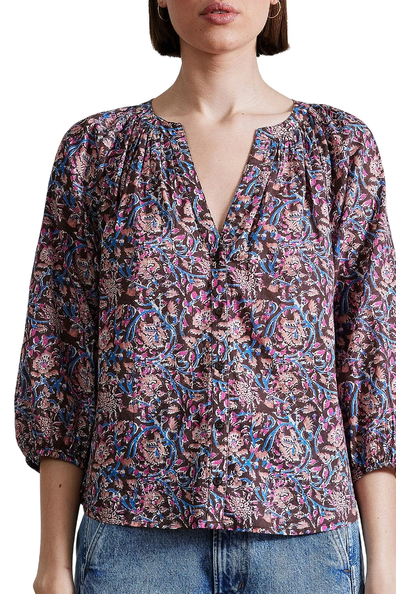 Apiece Apart Mitte Top in Bella Floral