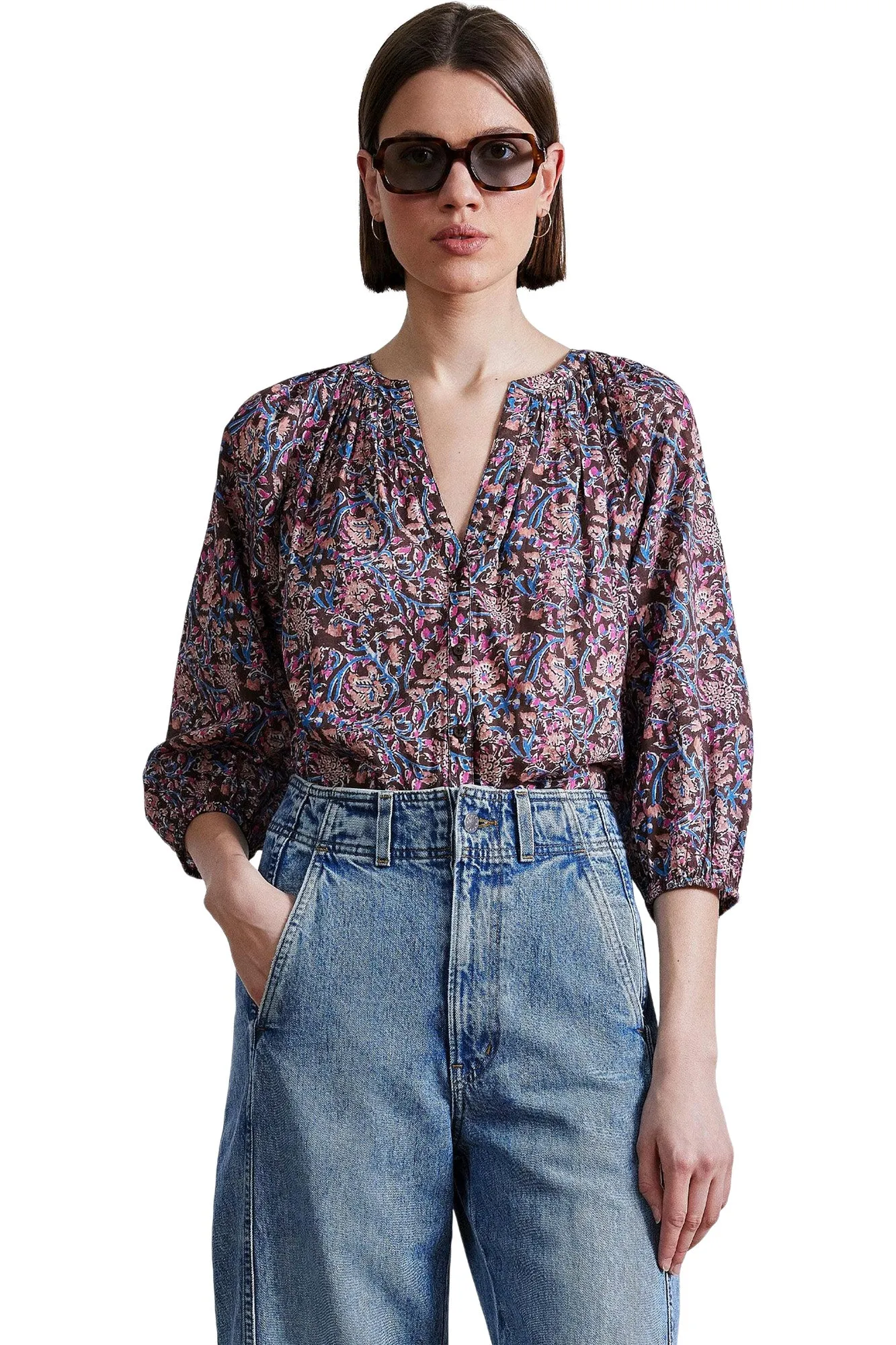 Apiece Apart Mitte Top in Bella Floral