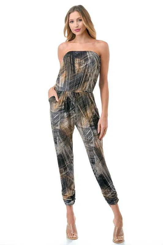 Ariella Tube Jumpsuit w/ Pockets