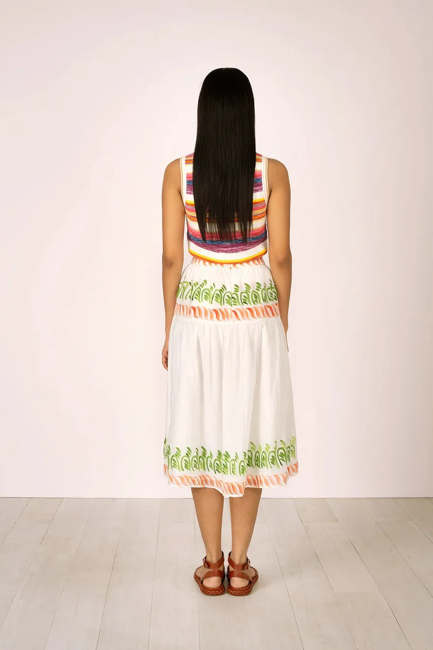 Banjanan Antonia Skirt, Watermelon