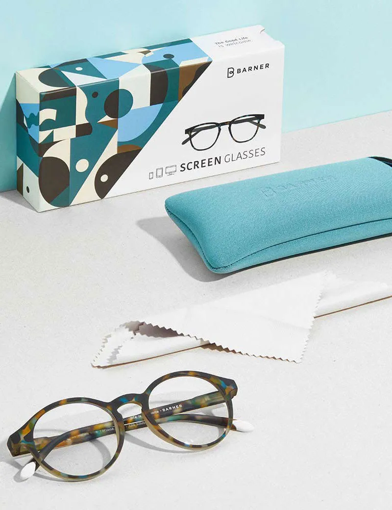 Barner Le Marais Blue Light Reading Glasses Blue Tortoise