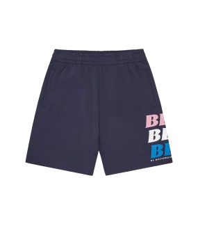 BB ASTRO REPEAT LOGO SWEATSHORTS - NAVY