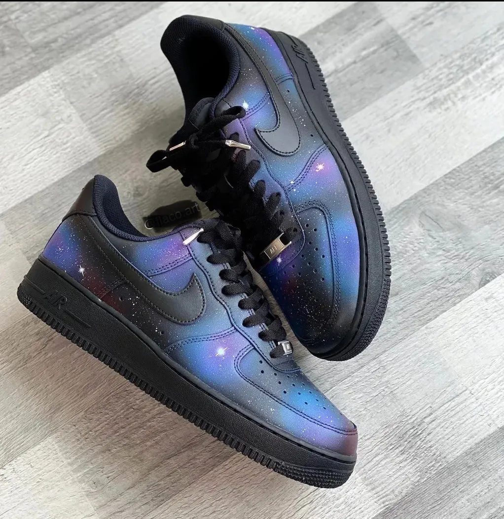 Black Nike Af1 low - Womens 7.5 Custom Order - Invoice 1 of 2