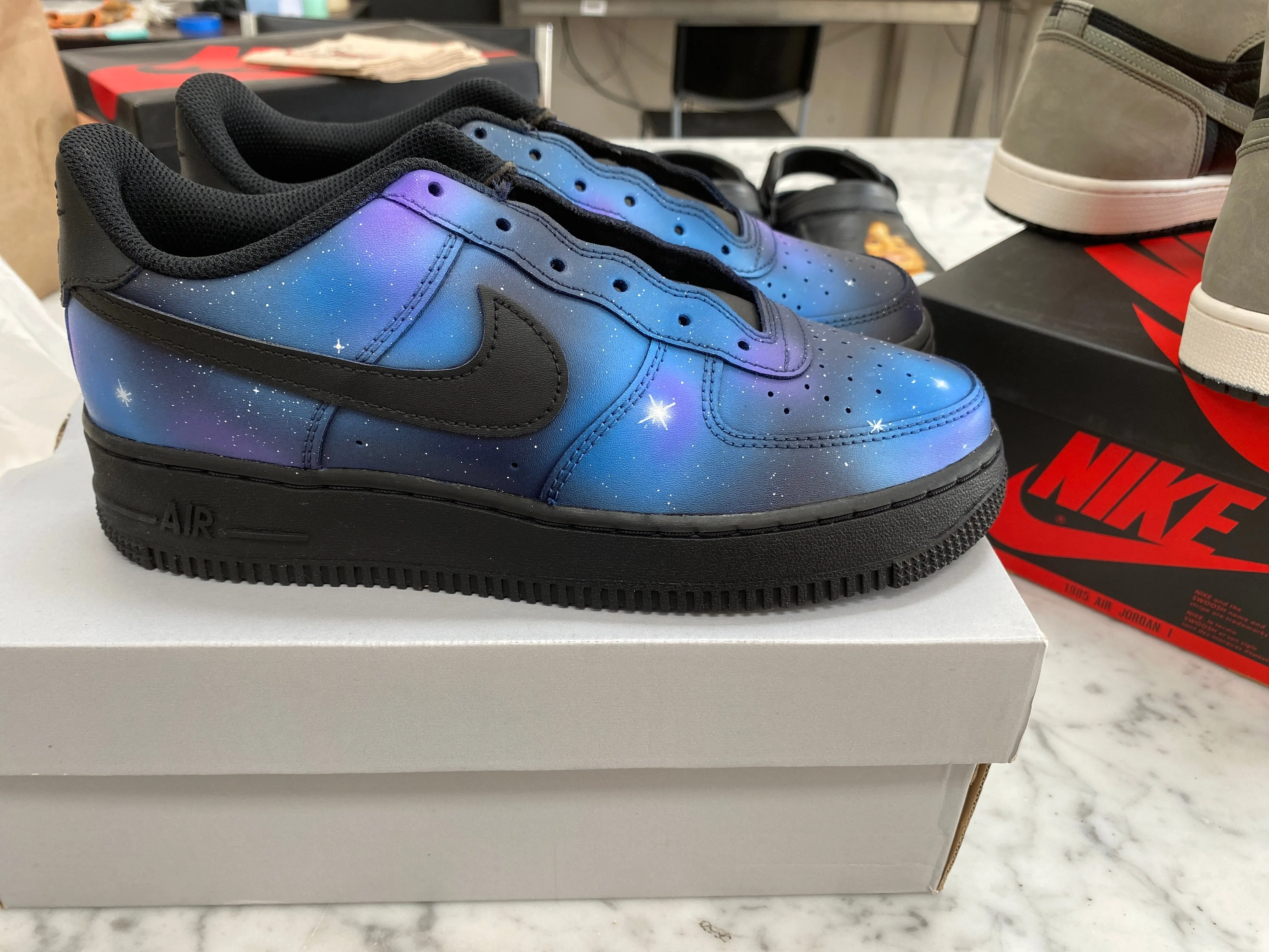 Black Nike Af1 low - Womens 7.5 Custom Order - Invoice 2 of 2