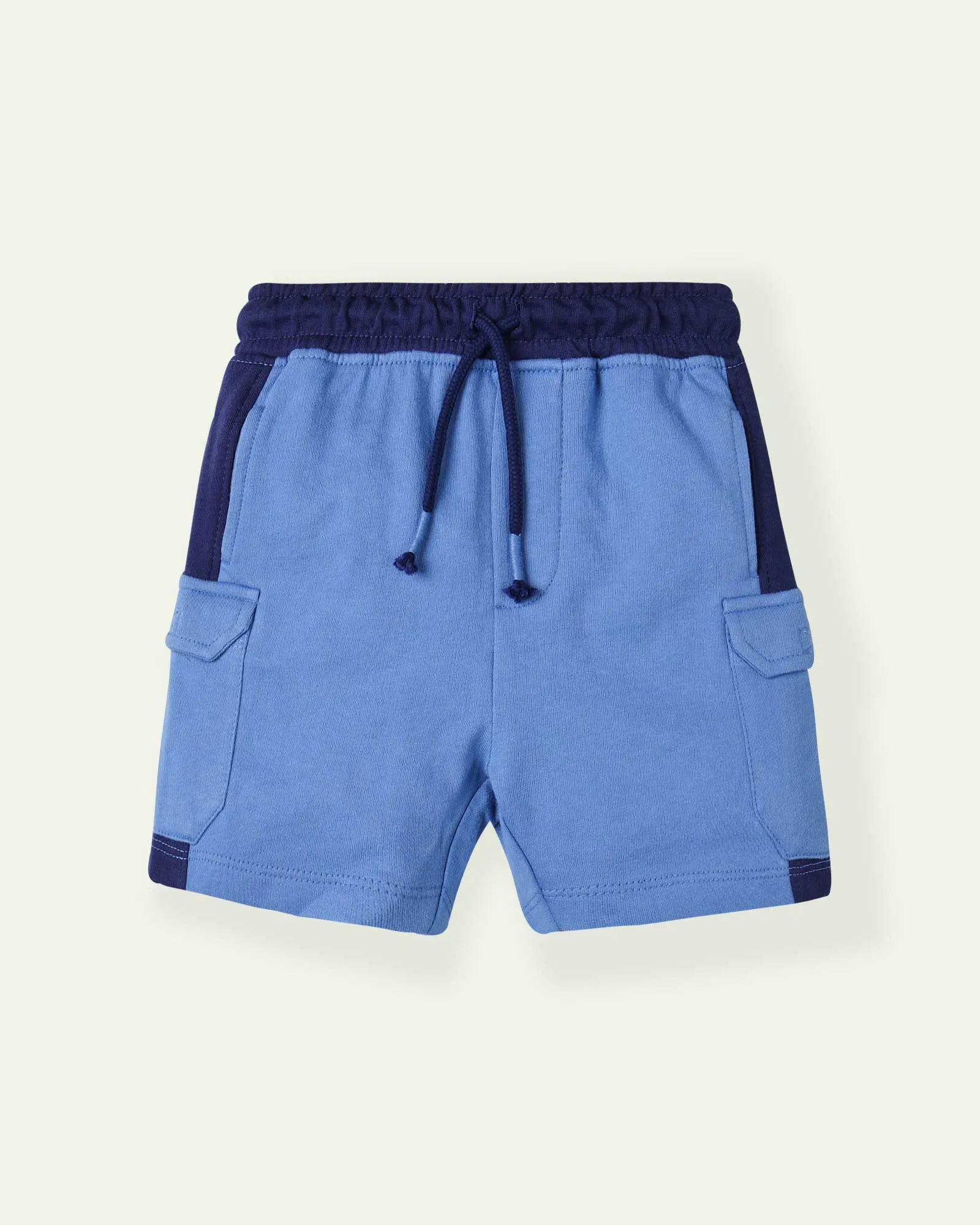 Blue Cargo Shorts