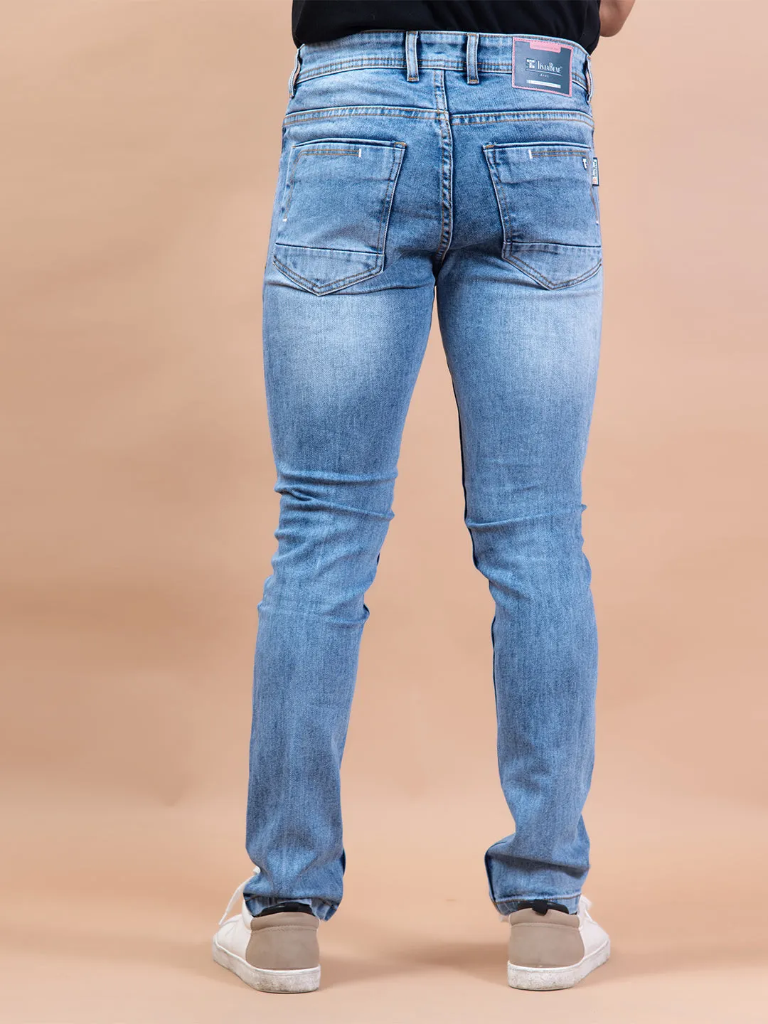 Blue Skinny Fit Stretchable Men's Jeans