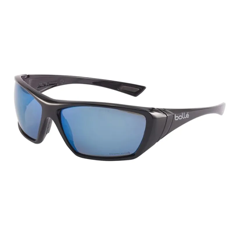 Bollé Hustler Blue Safety Glasses HUSTFLASH