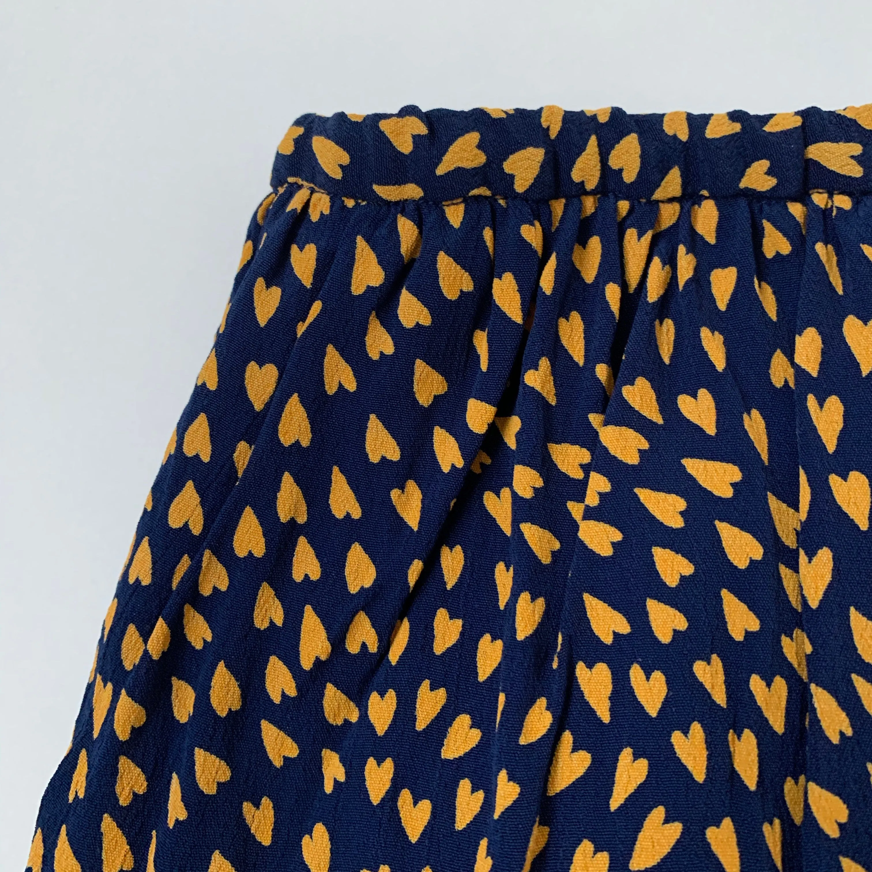 Bonpoint Heart Print Skirt: 6 Years