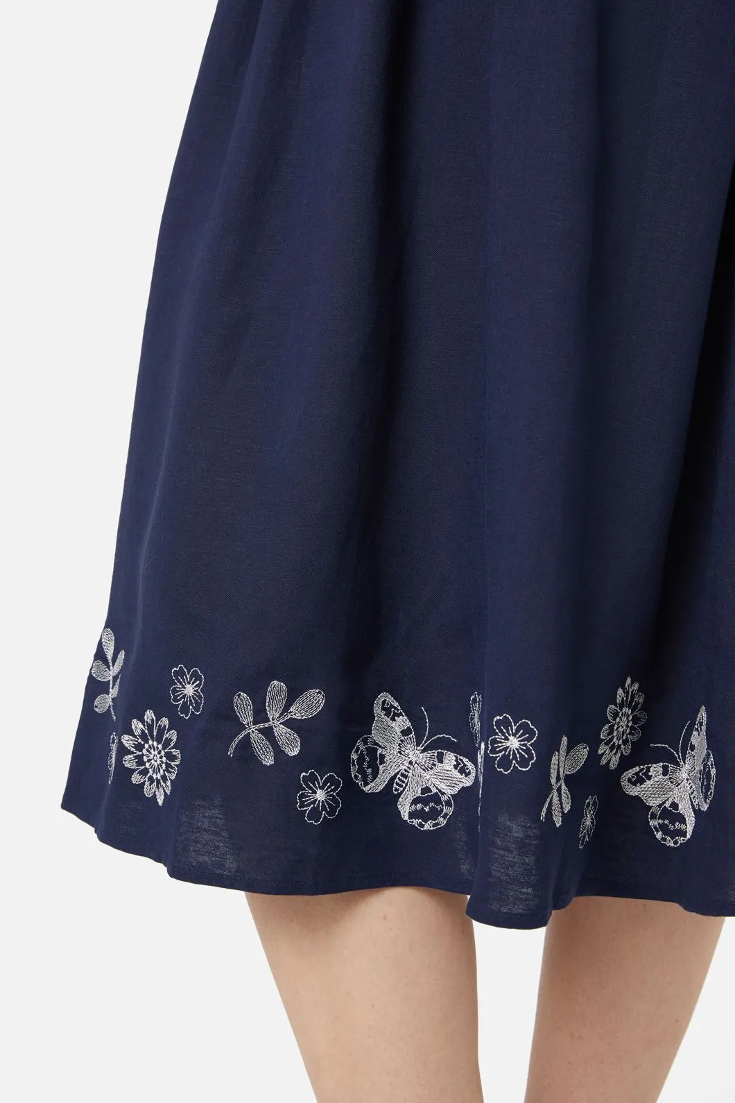 Butterfly Embroidered Dress