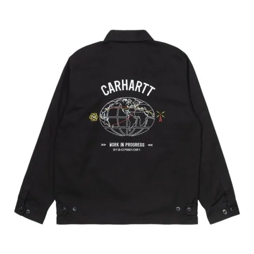 Carhartt WIP Cartograph Jacket Black  New for S/S21, the Cartograph Jacket is constructed from a midweight 8.7 oz 100% cotton tw