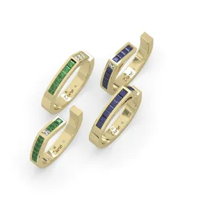 CLART - 14K Yellow Gold Quadrascend Stacking Ring Set