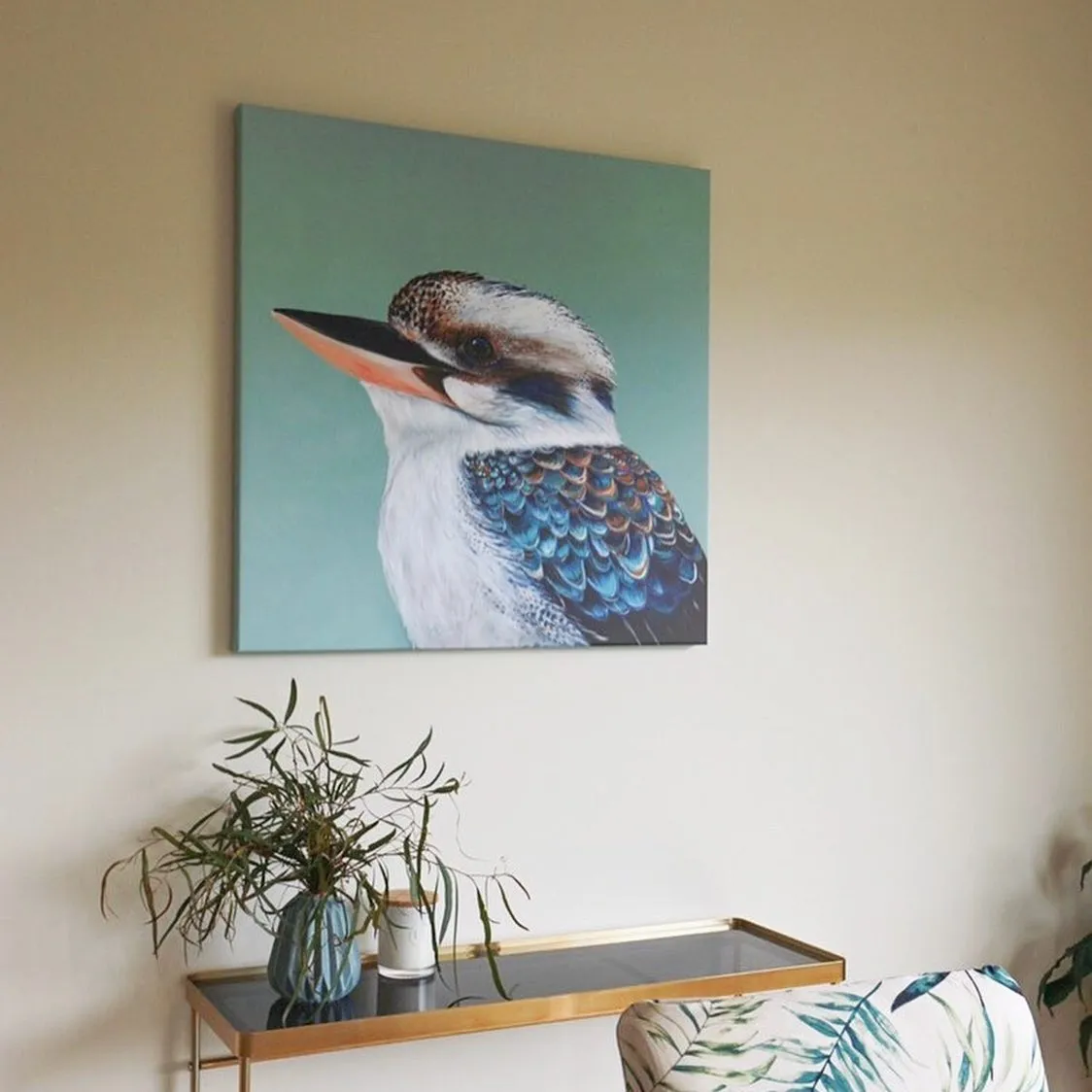 'Clifford' the Kookaburra canvas print