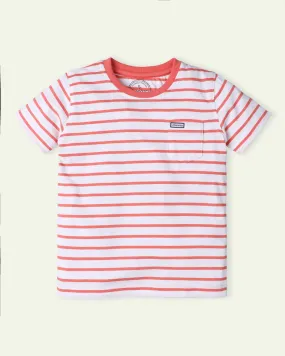 Coral Stripes T-Shirt