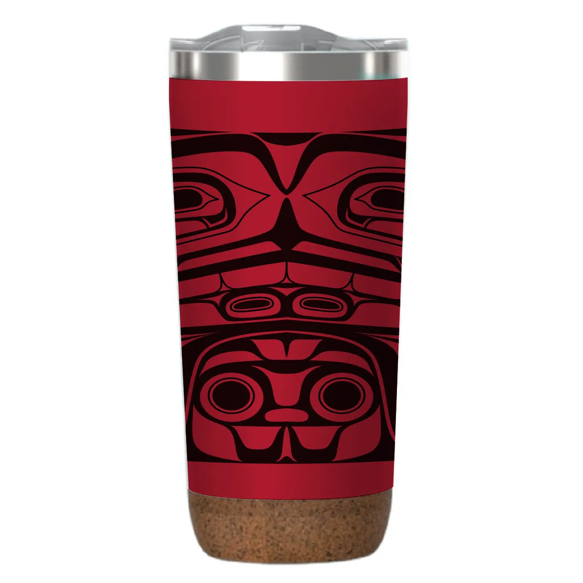 Cork Based Travel Mugs | Treasure of our Ancestors by Donnie Edenshaw