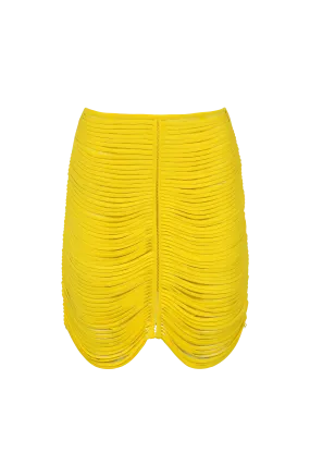 Danielle Mini Skirt - Yellow