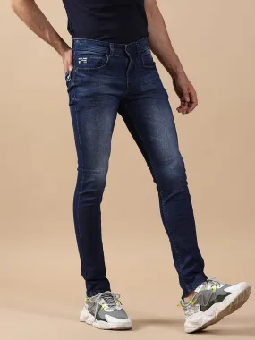 Dark Blue Denim Men's Jeans