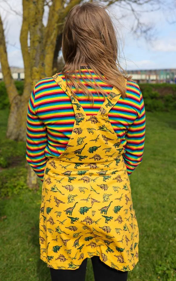 Dinosaur Pinafore dress