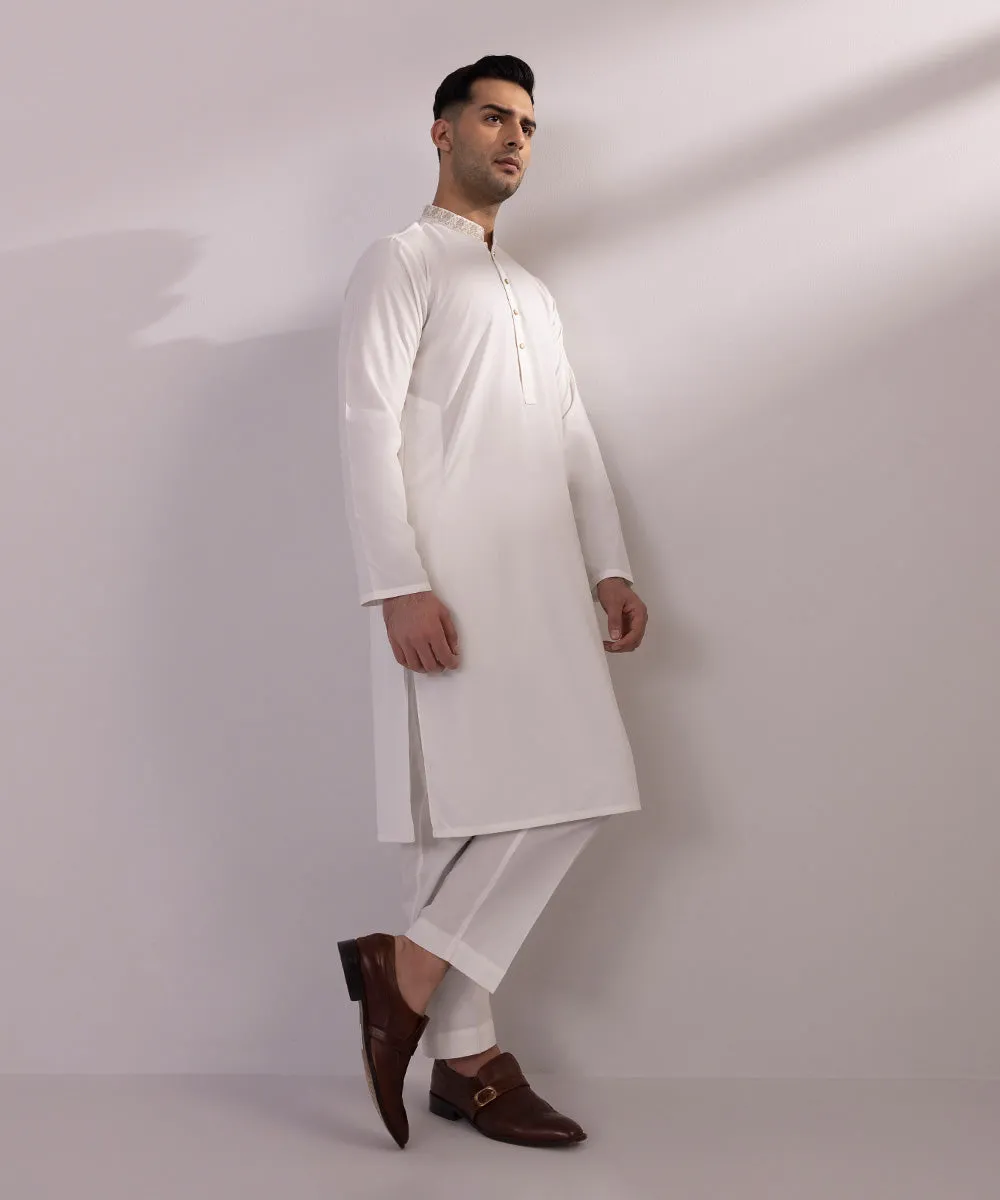 Embroidered Wash & Wear Kurta