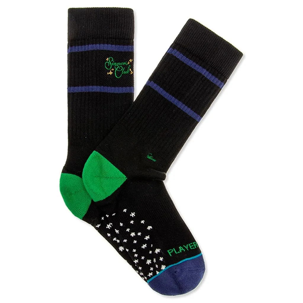 Feature x Stance Sinner's Club Sock - Black