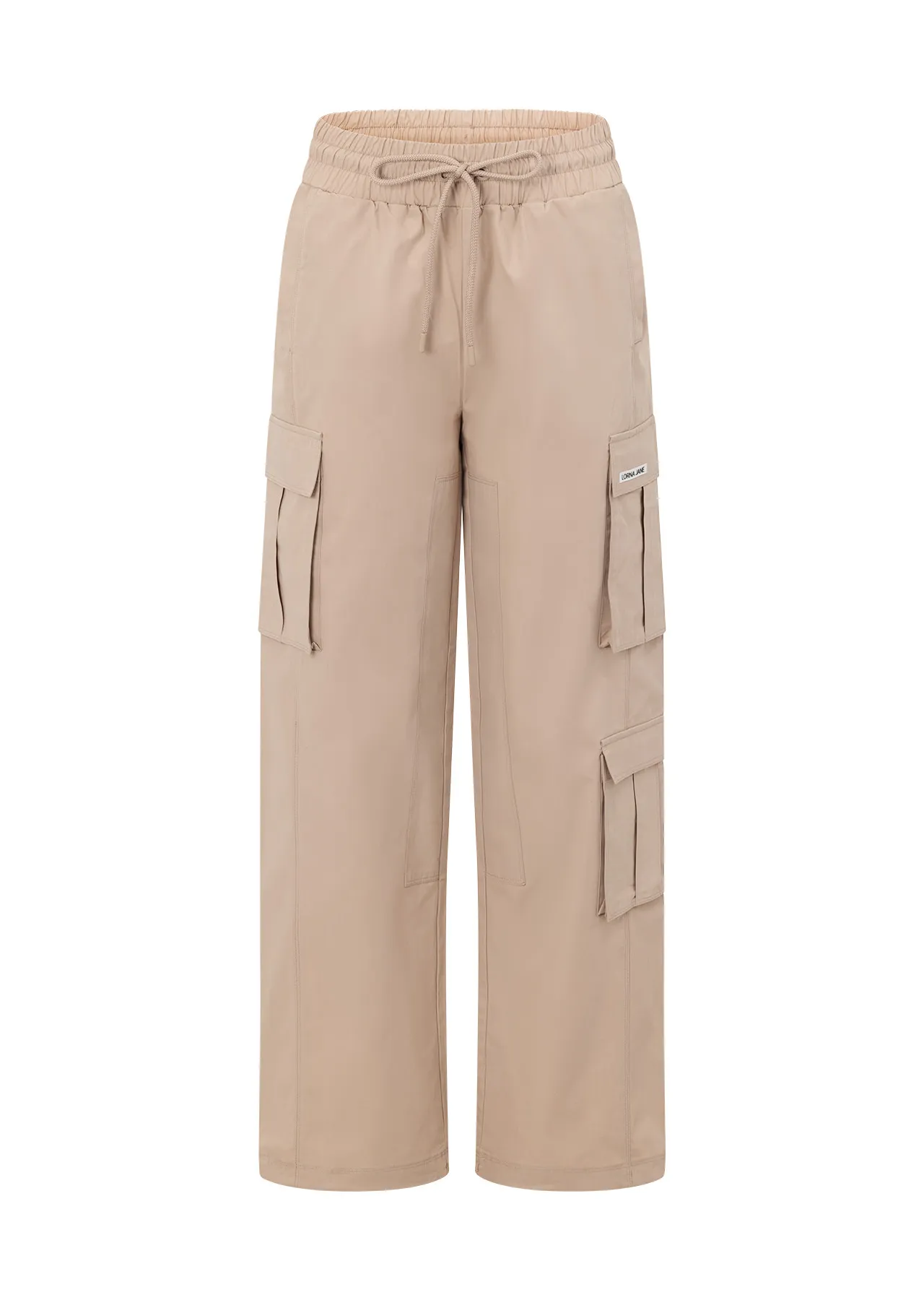 Flashback High Waisted Cargo Pant | Beige | Travel and Lifestyle | Lorna Jane New Zealand