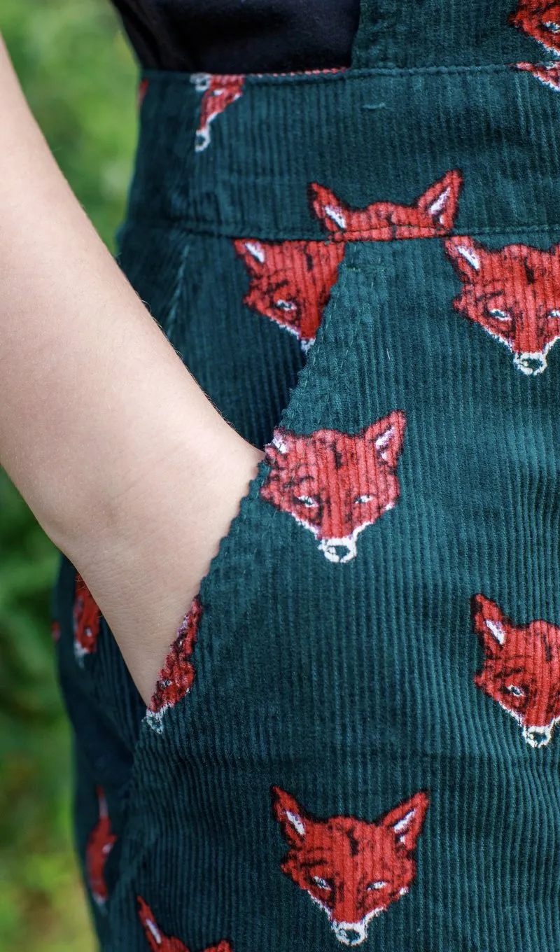 Fox Pinafore dress