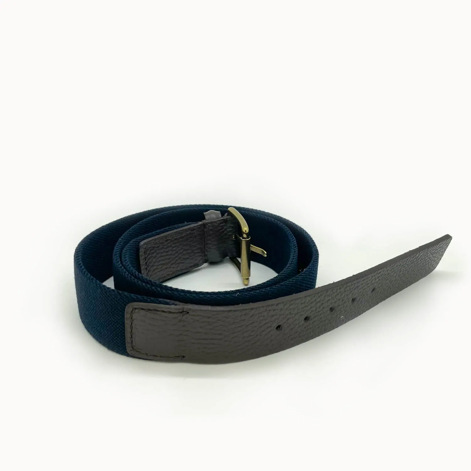 FRED BELT NAVY/BROWN