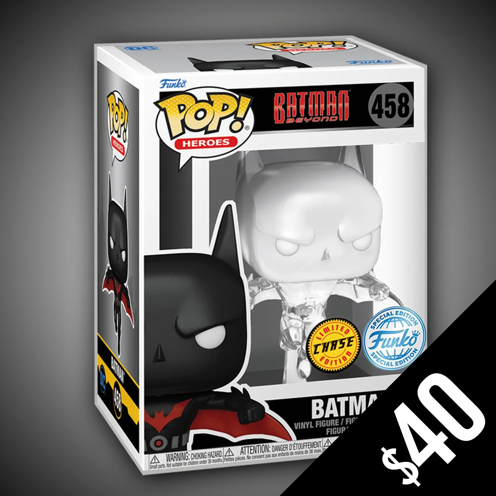 Funko Pop! Heroes: Batman Beyond: Batman #458 (CHASE) (SE22)