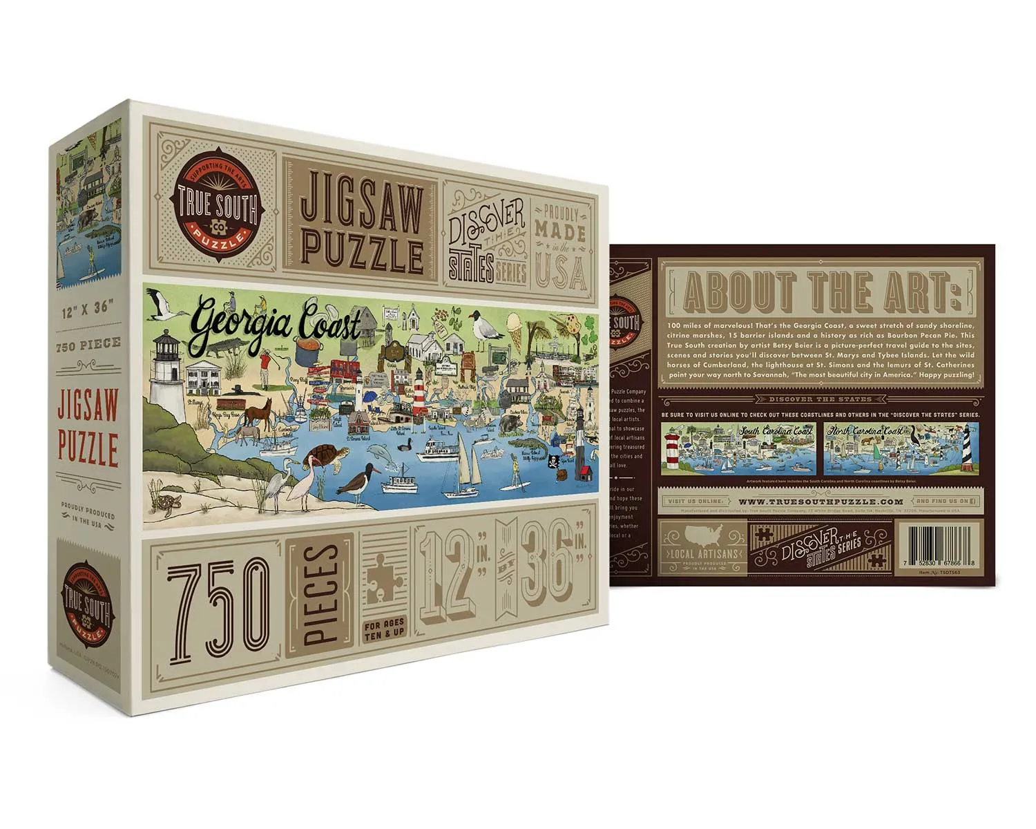 Georgia Coast Puzzle - 750pc