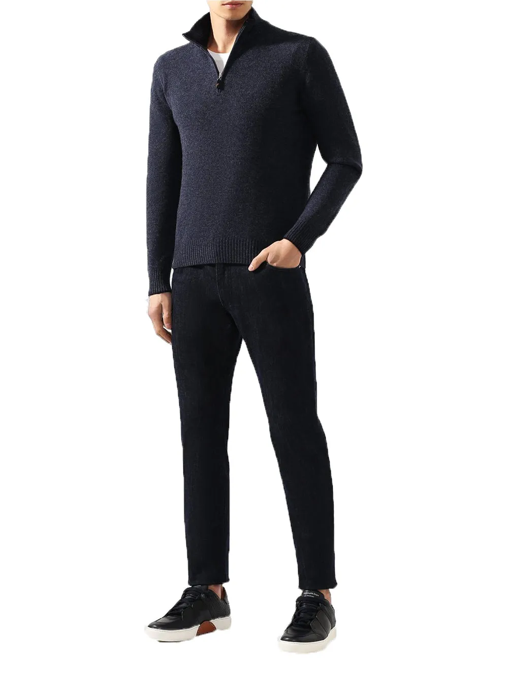 Gran Sasso Maglia Uomo 23125/25011 Blu jeans