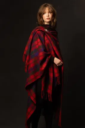 Highlander Ruana (Robertson Red) | Extra Warmth