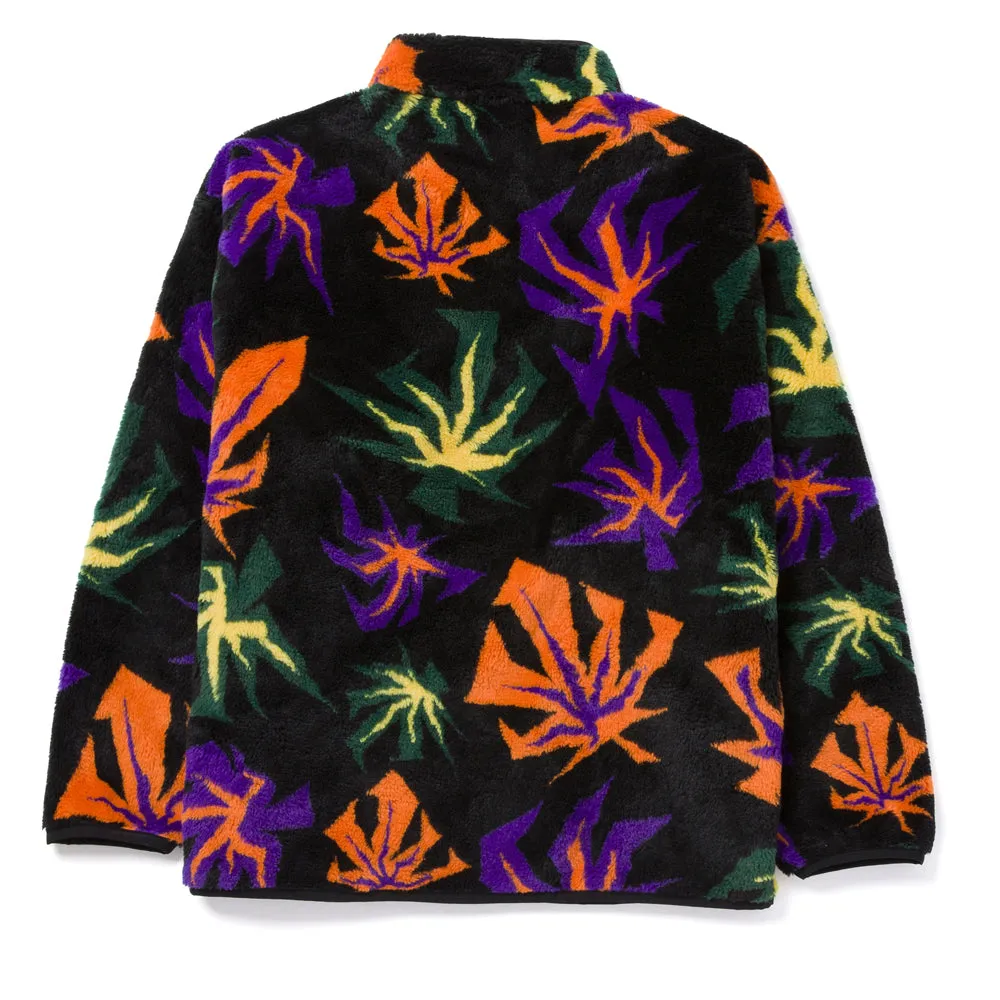 HUF LOWELL JACQUARD SHERPA ZIP JACKET // MULTI