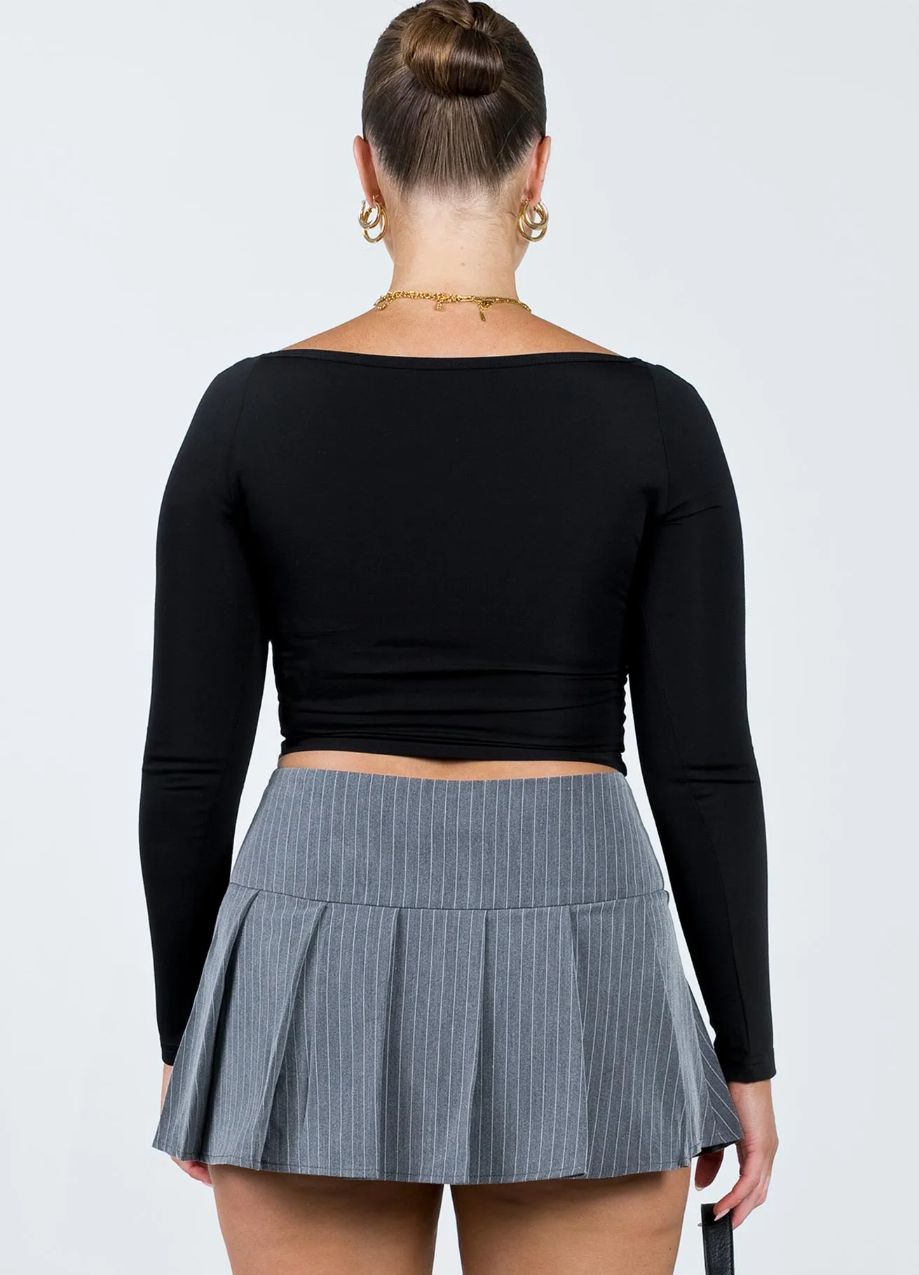 Hyden Long Sleeve Top Black