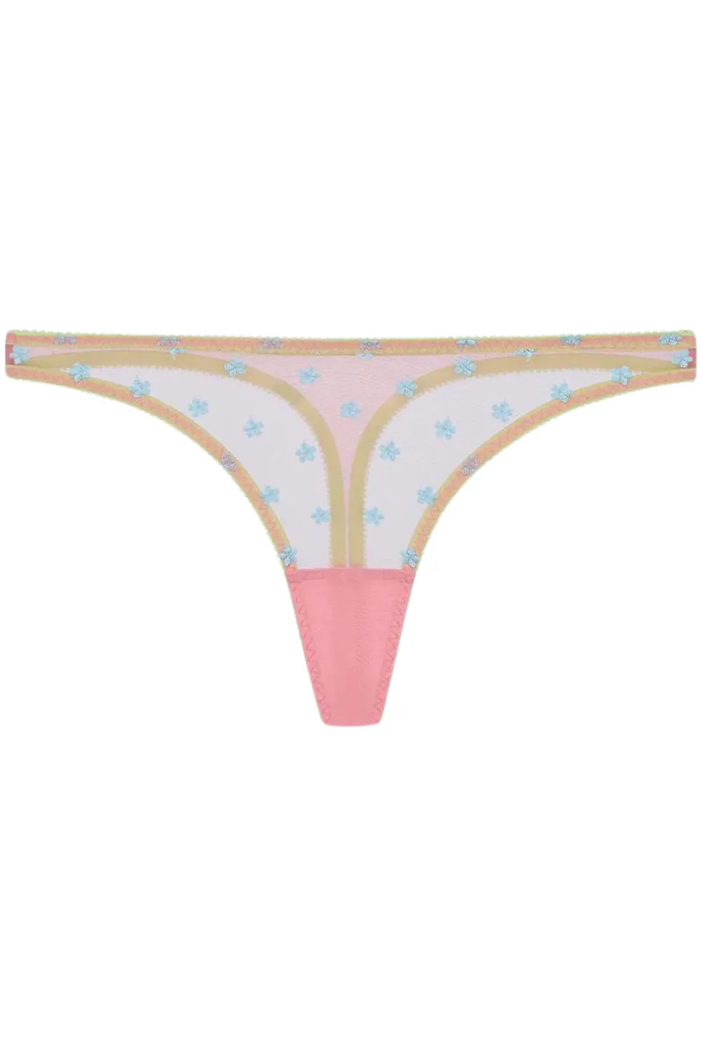 Jaime Embroidered Thong