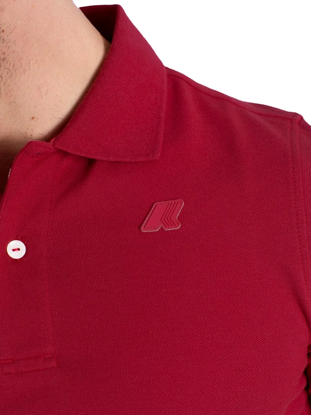 K-Way Polo Uomo Bordeaux