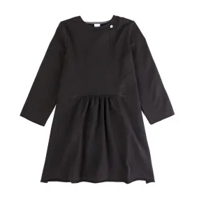 La Bottega Di Giorgia Girl Black Cotton Dress